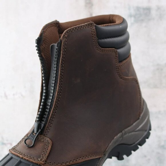 PROPET Men\'s Blizzard Mid Zip Brown/Black Boots (M3792) New w/ Box Size 14X (3e)
